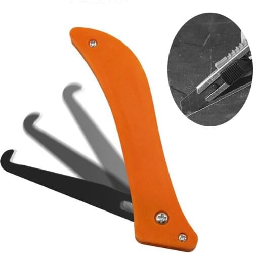 Gap Hook Knife Tiles Repair Blade Grout Cleaning Dust Removal 21cm Replaceable with Handle Grip Construction Hand Tools Kits