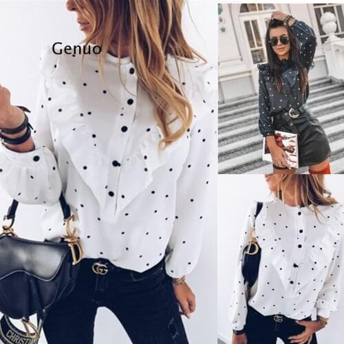 Genuo Polka Dot Blouses