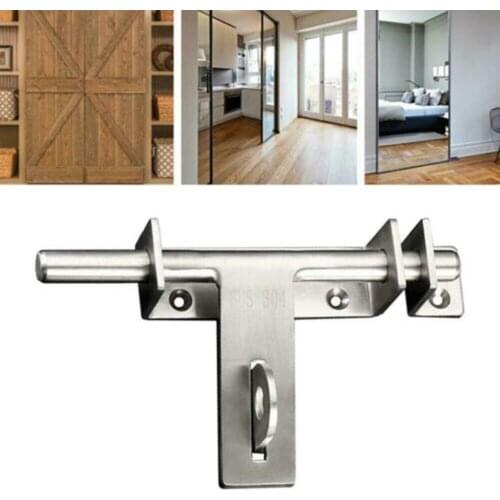 HOT Sliding Bolts Gate Latches Rust-proof Stainless Steel Bolts Slide Lock Heavy Duty NDS