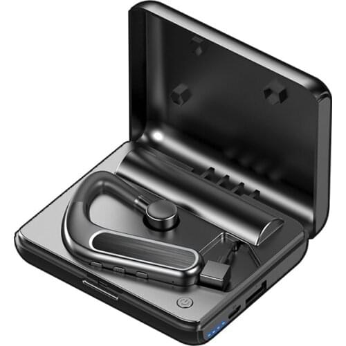 Handsfree Wireless Bluetooth Earphones CVC Noise Canceling Business Wireless Headset with Mic for Driver Sport iPhone Smartphone