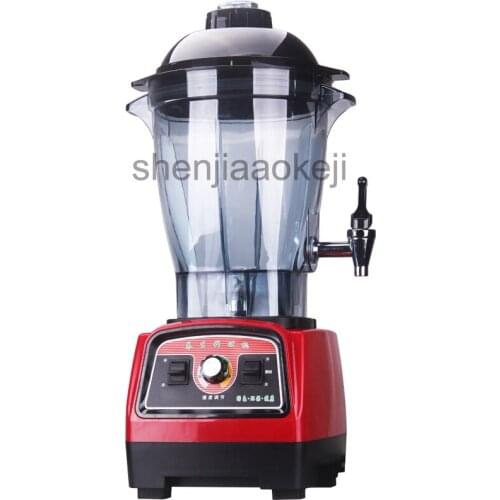 6L Commercial soybean milk machine Countertop Fruit juice smoothie milkshake Ice Blender Mixer Juicer 220v juice machine 1pc