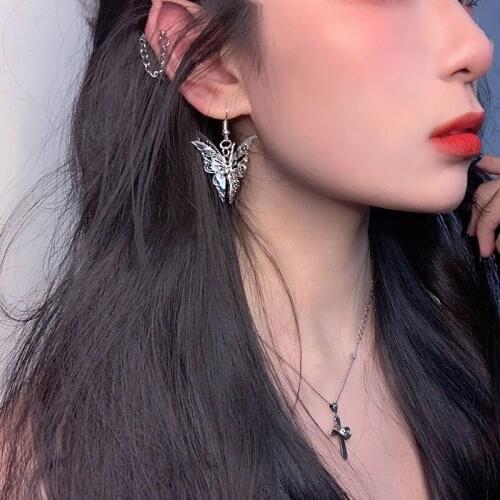 Korean Fashion Earrings 2020 Butterfly Pendant Earrings for Women Fashion Jewelry Accesorios Wholesale Kolczyki Pendientes