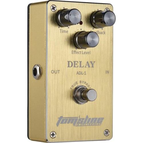 Aroma ADL-1 Aluminum Alloy Housing True Bypass Delay Electric Guitar Effect Pedal for Guitarists Hot Guitar Parts & Accessories