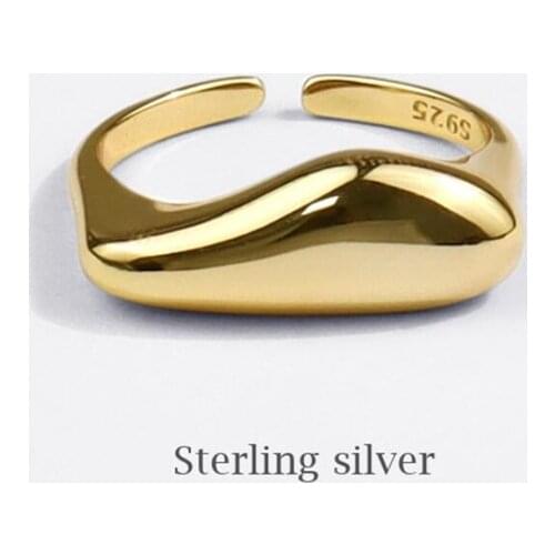 Sole Memory Cute Mini Whale 925 Sterling Silver Female Resizable Opening Rings SRI728