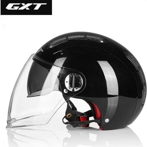 New men and women GXT Motorcycle half face Helmet electrical motorbike scooter Helmets size M L XL XXL