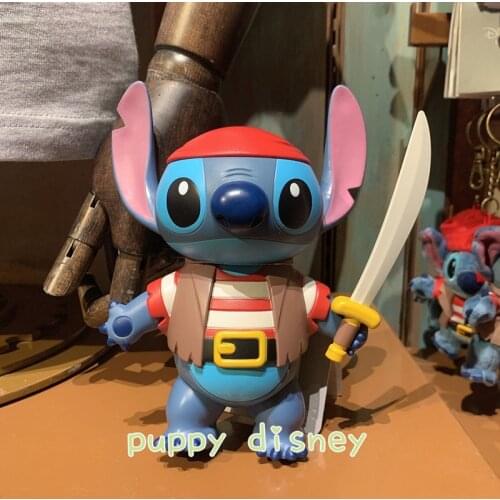 New style Shanghai Disneyland Pirates of the Caribbean Stitch joint activity figure doll toy gift for children AG2552