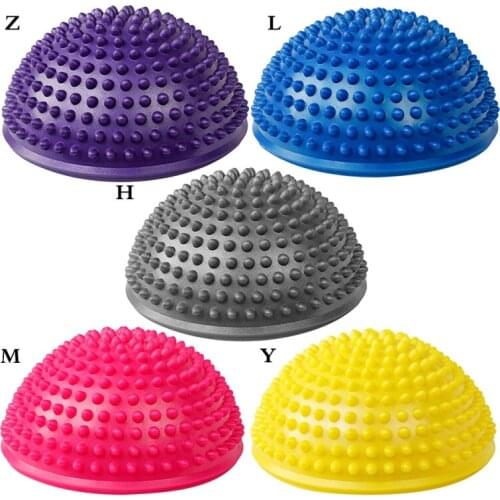 Semi-spherical Massage Mat Equipment Kids Toys Outdoor Fitness Yoga Sport Play Durian Ball Childrens Balance Training Ball