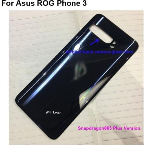Tested For Asus ROG Phone 3 ZS661KS Snapdragon865 Plus Battery Cover Back Cover Door Housing Case For ASUS ROG Phone3 with logo