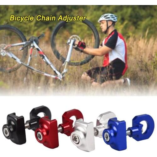 Aluminum Alloy Bicycle Chain Adjuster Adjuster Tensioner Fastener For BMX Fixie Bike Single Speed Bolt Screw