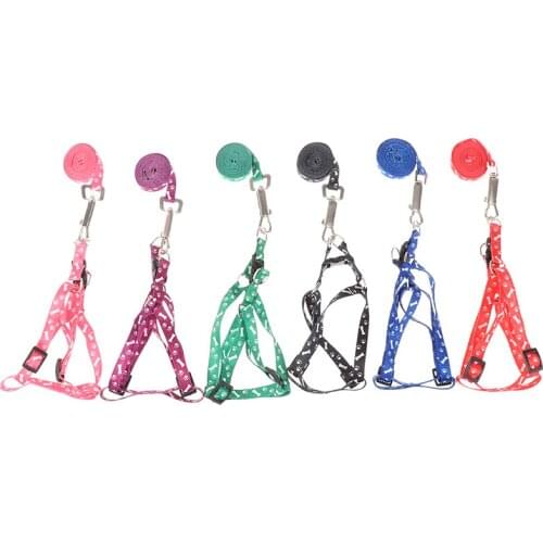 Safety Seat Belt Dog Pet Puppy Cat Adjustable Harness With Lead Leash Car Color Random Leash Chain Collars Interactive Toy