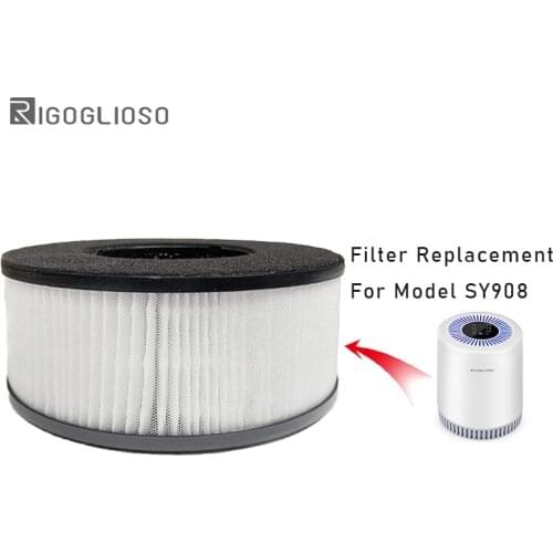 RIGOGLIOSO Air purifier filter ture hepa carbon three-stage filter for 908 air cleaner