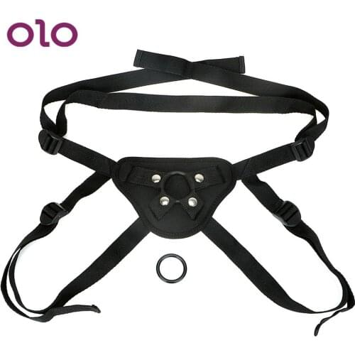 OLO Wearable Strap On Dildos Pants Strapon Penis Bondage Lesbian Underwear Sex Pants Toys for Women Adult Product