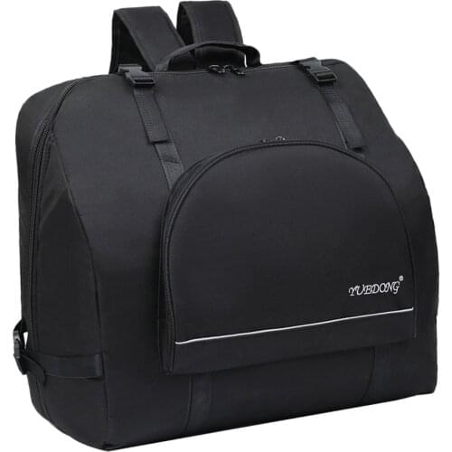 60-120 Bass Accordion Gig Bag Carrying Cases Backpack Waterproof Black Musical Instrument Accessories