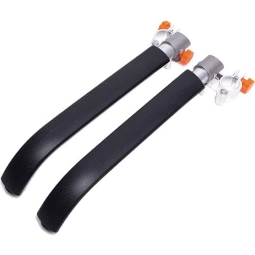 Universal Essential For Fishing Comfortable Durable Chair Armrest Handrail Replacement Black Aluminum Alloy Adjustment