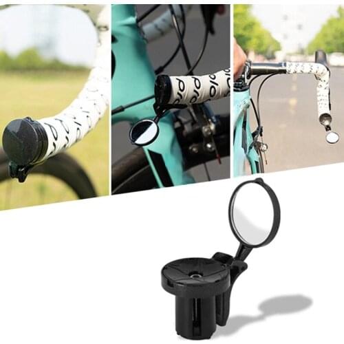 Universal Bicycle Arm Wrist Strap Mini Rear View Mirror Adjustable 360 Degrees For Road Mountain Bike Cycling Safe Accessories