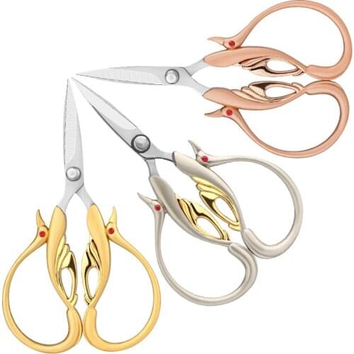 SHWAKK Vintage Scissors Sewing Fabric Cutter Embroidery Scissors Tailor Scissor Thread Scissor Tools For Handicraft DIY Sewing