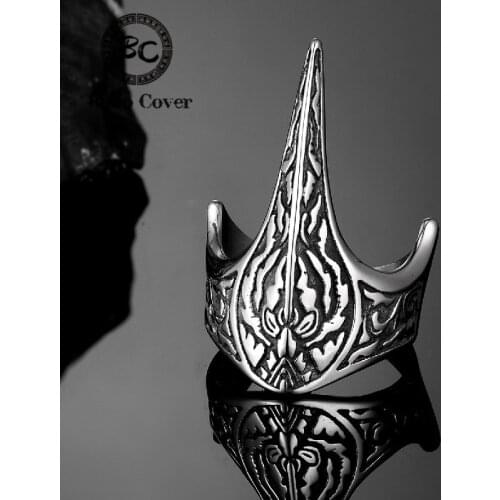 Vintage Odin Crow Skull Mens Ring Stainless Steel Norse Mythology Viking Raven Accessories Male Amulet Gothic Jewelry Women Gift
