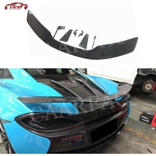 Rear Trunk Spoiler Racing Footed Wings Fit for McLaren 540C 570S 570GT NC Style Carbon Fiber Top Spoiler Car Styling