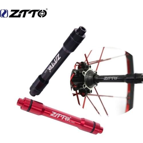 ZTTO MTB Mountain Bike Front Wheel Thru Axle Adapter 15MM Adapter 9MM QR Skewers Bicycle Quick Release hub Bicycle Parts