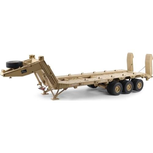 1/12 US M747 Heavy Military Semi Trailer 2.4G RC Full Scale Alloy Car KEYIGE HG-P806