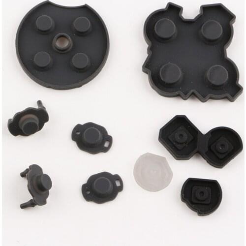 10sets ABXY Conductive adhesive Button For NS SWITCH Pro Controller Direction key Button Repair Parts