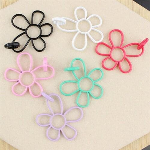 35*32mm 10pcs/lot Lovely flower shape enamel pendant!!!Colorful plated enamel charm, jewelry making component wholesale