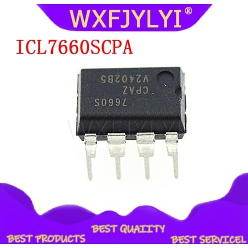 10pcs/lot ICL7660SCPA DIP8 ICL7660 DIP ICL7660S ICL7660CPA ICL7660SCPAZ new and original