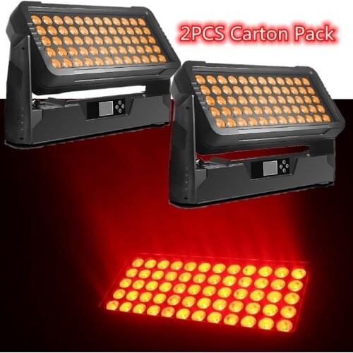2pcs wall washer 60x10w led city light city color led light dmx IP65 outdoor 10w rgbw 4in1 led wash light