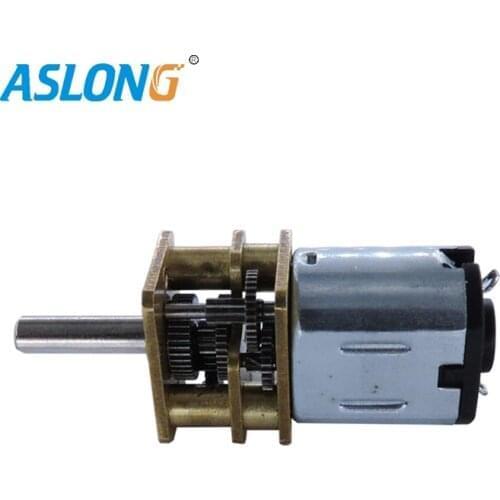 6V dc gear box motor Mini Motor n10 DC Electric Motor For Bicycle from 1280R to 55rpm dc motor 6v with metal reducer 5pcs/bag