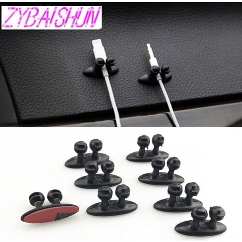 8pcs. Multipurpose kit clip guide line organize USB data clip for Chery Tiggo Fulwin A1 A3 QQ E3 E5 G5 V5/EMGRAND EC7 EC7-RV EC