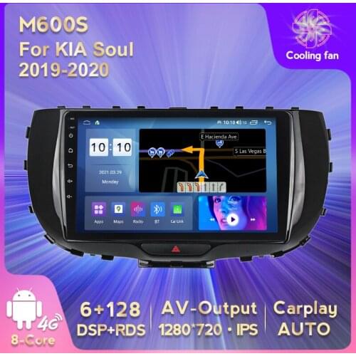 4G LTE RDS DSP 6G+128G Android 11 Car Multimedia Player Car Audio Car Radio For KIA Soul 2019-2020 Multimedia Video Player