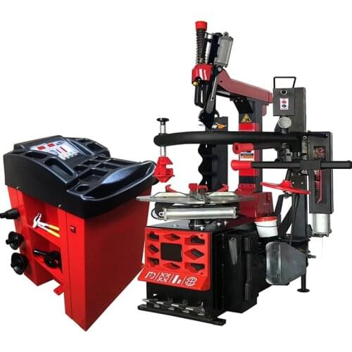 Car Tyre Changer Auto Tire Changer Vehicle Wheel Dismantle Changing Machine With Assistant Arm Helping Arm Automatically