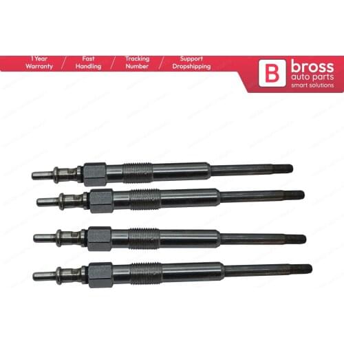 Bross BGP76-1 4 Pieces Heater Glow Plug 11 Volt A6601590001 for Smart 0.8 CDI, GN015, 0100226392, 0 250 212 014, Y543J Top Store