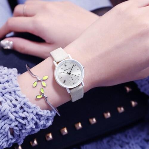 Kids Watches Students Children White Pink Watch Girls sale Leather Child Hours Simple Quartz Wristwatch Girl Gift Clocks reloj