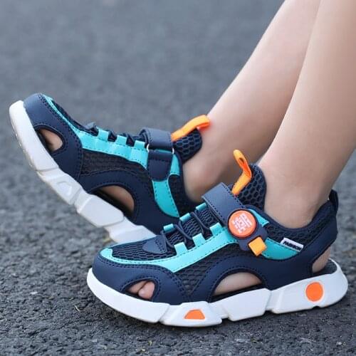 Children sandals Boys shoes summer new frame sports shoes hollow boys little boys Fashion breathable Non-slip shoes
