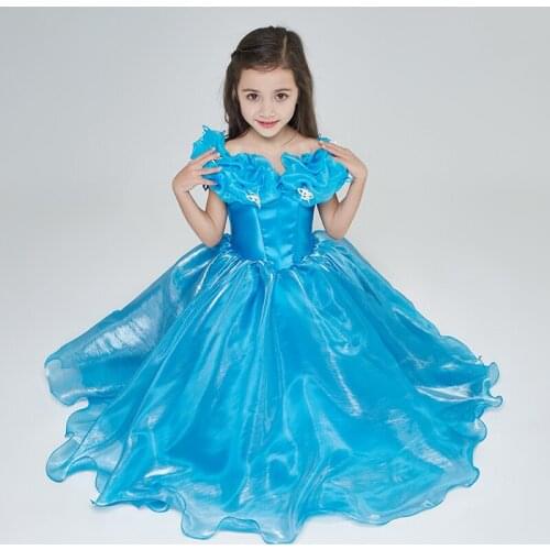 Kids princess dress cosplay princess costumes lolita girls princess cosplay dress halloween costume