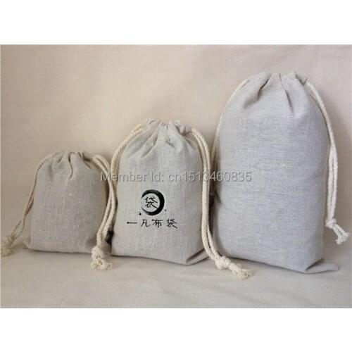 100pcs/lot CBRL jute bags, jute pouch, flax pouch for toiletry/cereal/headwear,Various colors,size customized,wholesale