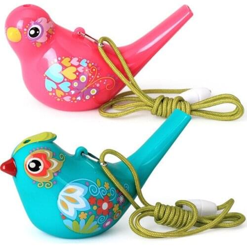 Hot Sale Funny Bath Toy 1PC Creative Simulation Bird Calls Add Water Whistle Children Baby Swim Toys Random Delivery