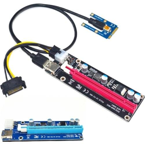 Mini PCIe to PCI express 16X Riser for Laptop External Graphics Card EXP BTC Antminer Miner mPCIe to PCI-e slot Mining Card