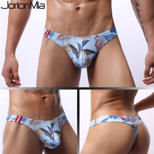 Sexy Print Mens Thongs And G Strings Low Rise Men Mesh Briefs Jockstrap Pouch Cuecas Mesh Underpants Gay Slip Homme String E-084