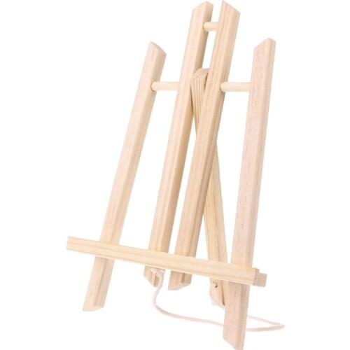 P82F Wood Easel Advertisement Exhibition Display Shelf Holder Studio Painting Stand