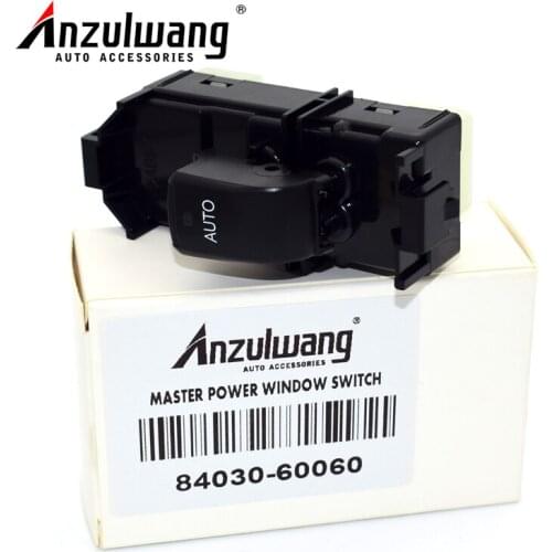 ANZULWANG 84030-60060 8403060060 Power Window Lifter Switch For Toyota Land Cruiser 1998-2007 Lexus LX470 2002-2005