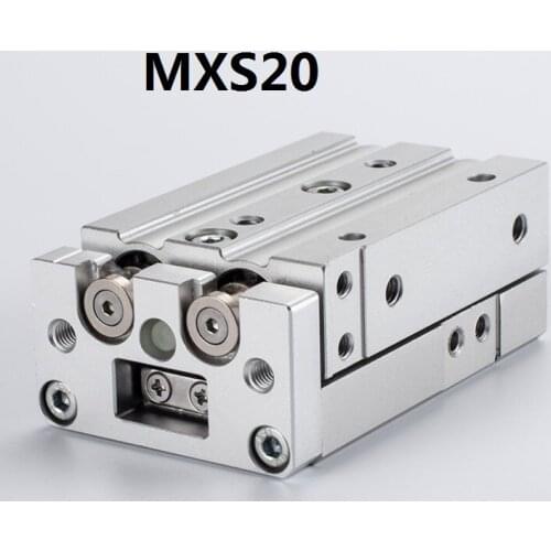 20mm bore MXS20 MXS Double acting air slide table cylinder Pneumatic slide MXS20-150 MXS20-50 MXS20-30 MXS20-100 MXS20-125
