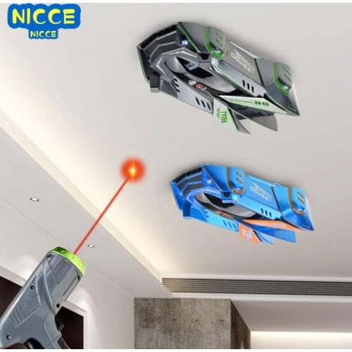 RC Infrared wall climbing car induction stunt Follow Light Drift 360 Rotating Model Electric Anti Gravity car Toys for children