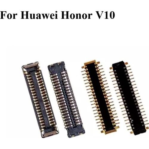 2PCS FPC connector For Huawei Honor V10 V 10 LCD display screen on Flex cable on mainboard motherboard For Huawei Honor V10 V 10
