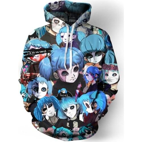 Adventure Game Sally face 3D Hoodie Cosplay Sal Fisher Pullover Thin Hoodies Sweatshirt Outfit Tops Spring Autumn Streetwear