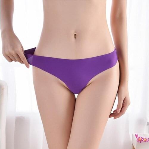 Laser Cut Panties Underwear Women Comfortable Seamless Thong G-String Underwear Women Sexy Seamless Underwear Hot G-String