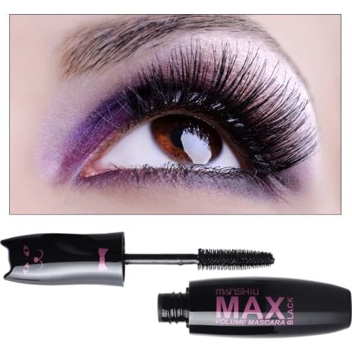 Hot Volume Curling Mascara Waterproof Lash Extension Black Max Mascara Cosmetic For The Eyes Makeup Brand MANSLY #M535