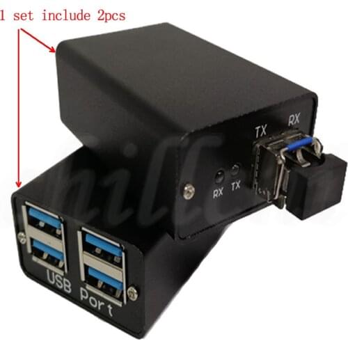 USB industrial touch screen optical transceiver USB3.0 fiber optic extender USB3.0 optical transceiver USB3.0 optical isolation