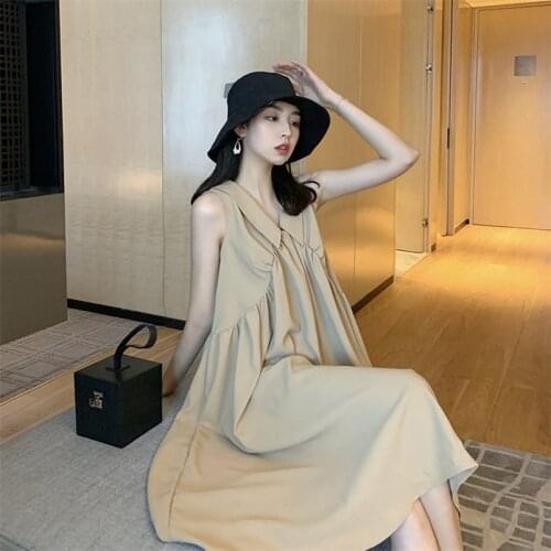 Plus Size Women Summer Dress 2020 Retro Shirt Dress Office Ladies Casual Midi Vintage Dress vestidos Large Size M-7XL